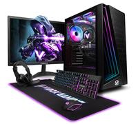 VIBOX IV-451 PC Gamer Complet • 23" Écran • AMD Ryzen 7 5700X 8 cœurs • AMD Radeon RX 9070 16 Go • 16 Go RAM • 1 to SSD • Windows 11 • WiFi