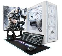 VIBOX IX-525 PC Gamer Complet • 27" Écran • AMD Ryzen 7 9800X3D 5,0 GHz • Nvidia RTX 5070 12 Go • 32 Go 5600MHz DDR5 RAM • 1 to NVMe SSD • Windows 11 • WiFi • Blanc