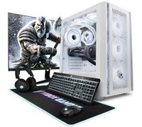 VIBOX IX-529 PC Gamer Complet • 27" Écran • AMD Ryzen 7 9800X3D 8 cœurs • Nvidia RTX 5080 16 Go • 32 Go RAM • 1 to NVMe SSD • Windows 11 • WiFi 6 + Bluetooth 5.4 • Blanc