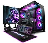 VIBOX IX-533 PC Gamer Complet • 27" Écran • AMD Ryzen 7 9800X3D 5,0 GHz • AMD Radeon RX 9070 XT 16 Go • 32 Go 5600MHz DDR5 RAM • 1 to NVMe SSD • Windows 11 • WiFi • Noir