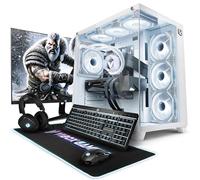 VIBOX IX-543 PC Gamer Complet • 27" Écran • AMD Ryzen 7 9800X3D 5,0 GHz • AMD Radeon RX 9070 XT 16 Go • 32 Go 5600MHz DDR5 RAM • 1 to NVMe SSD • Windows 11 • WiFi • Blanc