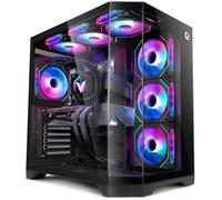 VIBOX IX-554 PC Gamer • AMD Ryzen 7 9800X3D 5,0 GHz • Nvidia RTX 5070 12 Go • 32 Go 5600MHz DDR5 RAM • 1 to NVMe SSD • Windows 11 • WiFi • Noir