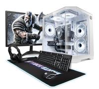 VIBOX PC Gamer Complet • 23" Écran • AMD Ryzen 5 5500 6 cœurs • Nvidia RTX 5060 8 Go • 16 Go RAM • 1 to SSD • Windows 11 • WiFi • Blanc
