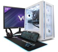 VIBOX V-140 PC Gamer Complet • 23" Écran • AMD Ryzen 5 5500 4,2 GHz • Nvidia RTX 5060 8 Go • 16 Go RAM • 1 to SSD • Windows 11 • WiFi