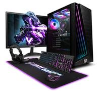 VIBOX V-314 PC Gamer Complet • 23" Écran • AMD Ryzen 5 5500 6 cœurs • AMD Radeon RX 9070 16 Go • 16 Go RAM • 1 to SSD • Windows 11 • WiFi 6 + Bluetooth 5.4