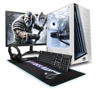 VIBOX V-555 PC Gamer Complet • 23" Écran • AMD Ryzen 5 5500 6 cœurs • AMD Radeon RX 9060 XT 16 Go • 16 Go RAM • 1 to SSD • Windows 11 • WiFi