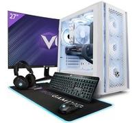 Vibox VII-136 PC Gamer Complet • 27 165Hz Écran • Intel Core i9 10900F 5,2 GHz • Nvidia RTX 5080 16 Go • 32 Go RAM • 2 To NVMe M.2 SSD • 850W PSU • Windows 11 • WiFi Blanc