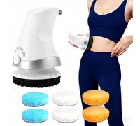 Vibra Pro Cellulite 3D - Technologie 3D + Suction Active Sans Fil, Poignée Ergonomique Pour Réduction Visuelle & Contour Corporel