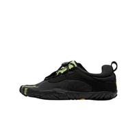 Vibram Baskets V-Run pour femme, Noir/vert/noir, 37/37.5 EU