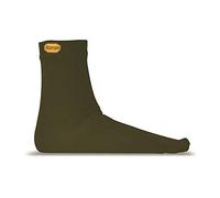 Vibram Five Fingers Wool Blend Crew Chaussettes Homme, Vert Militaire, L