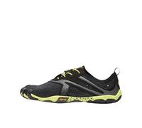Vibram FiveFingers V-Run, Chaussures de Running Compétition homme - Noir - Black (Black/Yellow) - 43 EU