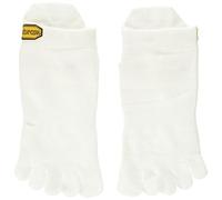 Vibram Homme Athletic No Show Chaussettes, Blanc., M EU