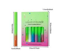 Vibrant Eye Pencil - Colored Neon Liquid Pen, Bright Makeup Colors Support, Long Lasting Wear Comfort, Tool Compact Category, Beauty Accessories for Eyeliner, Fashion, Cosmetics