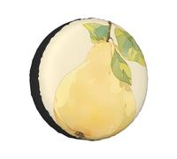 Vibrant Fruits Housse de pneu universelle, toutes saisons, résistante aux intempéries, durable et facile à installer, disponible en noir, blanc, gris, argent