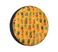 Vibrant Fruits Housse de pneu universelle, toutes saisons, résistante aux intempéries, durable et facile à installer, disponible en noir, blanc, gris, argent
