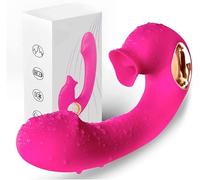 Vîbrant Vibromasseür Femme Clitoridien Süceur Point ?, Sextoys-e Femme ?ib-r-an-t Aspiration, Puissant Modes de Vibration pour Femme Stimülateur de Clitoris USB Rechargeable
