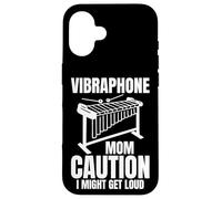 Vibraphone Mom Caution I Might Get Loud Coque pour iPhone 16