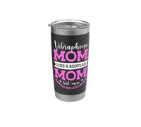 Vibraphone Mom ressemble à une maman normale mais plus habillée avec un maillet Gobelet isotherme en acier inoxydable double paroi