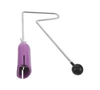 Vibraslap Latin Portable Miniature pour Élèves de Percussion, Pourpre | Structure Interne de Précision, Transmission Vibratoire Avancée, Plastique et Métal, Pratique et Cours de Musique