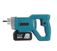 Vibrateur à béton électrique ZM-0930 Petit vibrateur portable Vibreur ciment rechargeable batterie au lithium,Haute efficacité