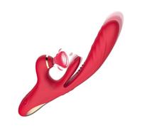 Vibrateur à succion Vibration de succion multi-fréquence Nouveau design à triple tête Étanchéité IPX6 Flirt et masturbation