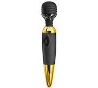 Pretty Love – Vibrateur à baguette électrique Power Wand – Tête 45 mm – Noir/Doré