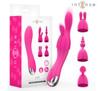 Vibrateur Cher avec 20 Modes de Mouvements et Embouts Interchangeables