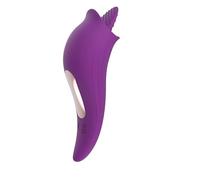Vibrateur de Langue Léchant clitoridien Suceur Stimulateur Point g et Sein Puissant Silencieux Sextoyse Plaisir Femme Couple aspiration en silicone J17