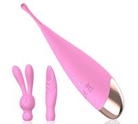 Vibrateur de Langue Léchant clitoridien Suceur Stimulateur Point g et Sein Puissant Silencieux Sextoyse Plaisir Femme Couple aspiration en silicone J2