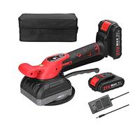 Vibrateur de Tuile, 10-150Hz Carrelage Machine Mur Carreaux De Sol Pose Outil Vibrant Avec 100 * 100mm Ventouse Machines-outils(2 batteries)