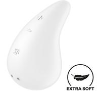 Vibrateur Dew Drop Lay-On Blanc