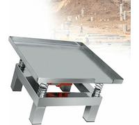 Vibrateur éLectrique pour BéTon Table vibrante plaque vibrante en acier inoxydable, 3 000 à 3 600 tr/min, petite plateforme de test pour mortier de ciment, 35/50 cm