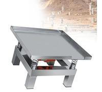 Vibrateur éLectrique pour BéTon Table vibrante plaque vibrante plate, 35 x 35/50 x 50 cm, en acier inoxydable, 3 000 tr/min, 3 600 tr/min, petite plateforme d'essai pour mortier de ciment