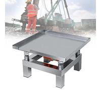 Vibrateur éLectrique pour BéTon Table vibrante plaque vibrante plate, 35 x 35/50 x 50 cm, petite capacité, 3 000 à 3 600 tr/min, plate-forme d'essai en acier inoxydable pour l'industrie et l