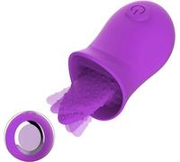Vibrateur Flower Mini Wand Masseur,Magic Masseur Portable Personnelle Sans fil avec Modes de Electric Massager,USB Rechargeable Massage 76PZ