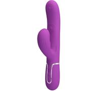 Vibrateur Lapin Multifonction 3 en 1 Perlita Violet