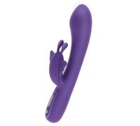 vibrateur lapin rechargeable gode en silicone faute vaginale double stimulateur