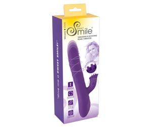 Vibrateur lapin rotatif et de poussée