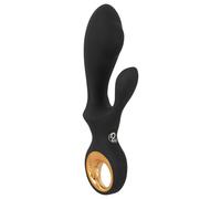 Vibromasseur vaginal double lapin pour la stimulation clitoridienne gode gonf...