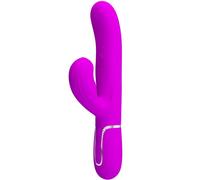 Vibrateur Point G Multifonction 3 en 1 Perlita Violet