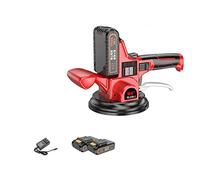 Vibrateur pour Carrelage, Affichage numérique Carrelage Machine Vibreur inférieur en aluminium Ventouse Outil de nivellement sol Adsorber plus 950 kg(Type A 2 batteries)