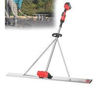 Vibrateur pour Chape de BéTon Vibreur à béton, Outil de Finition de en béton, réglage à 9 Vitesses et Affichage de la Puissance, 6 000 TR/Min, Batterie, électrique, sans Fil, règle d