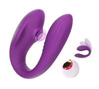 Vibrateur pour femmes avec 5 fréquences d’aspiration 8 modes de vibration Télécommande sans fil Vibrateur papillon Point G Stimulateur clitoridien Étanche