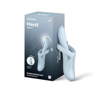 Satisfyer Heat Flex 4 - vibromasseur chauffant avec bras clitoridien (argent)