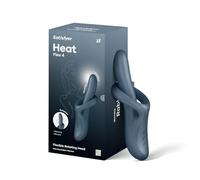 Satisfyer Heat Flex 4 - Vibromasseur Gris avec Chauffe et Stimulateur Clitoridien