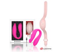 Vibrateur Watchme Double Technologie Fuchsia / Rose