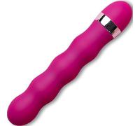 Vibrateurs classiques Vibration pour femmes 18 cm/3 cm Multivitesse Jouet sexuel pour couples et solo Vibrateur classique puissant extra silencieux Baguette orgasme vibration Vibro-dildo W108-2