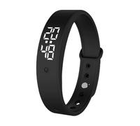 Vibrating Wrist Alarm Clock | Silicone + ABS Smart Vibrating Clock Wristband - Pill Reminder with 3 Alarms | for Kids Adults Men Women Teens Elderly Bed Travel Dorm Medication Fitness