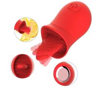 Vibration langue léchante pour femmes Masturbateur 10 modes Vibrateurs Stimulateur clitoridien Vibrateur anal