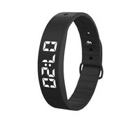 Vibrations Armband Wecker - Smartwatches Aufladbares Armband,Tragbare Kalorien Schrittzähler Uhr | Für Kinder Paare Schlaf Meeting Nickerchen Kochen Training Reisen Zuhause Schlafzimmer Büro